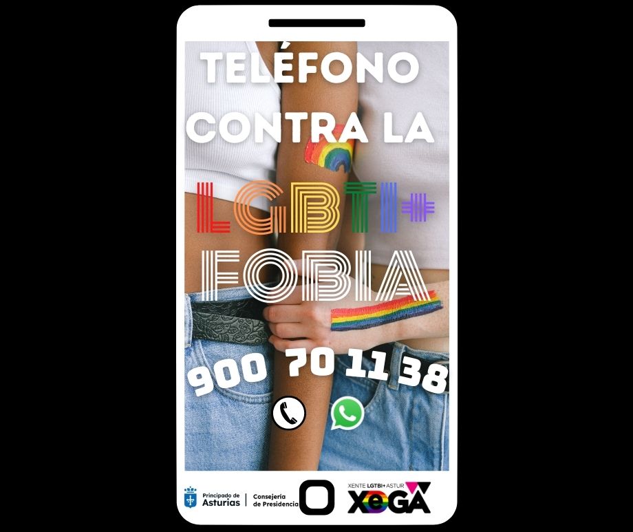 cartel lgtbifobia telfono